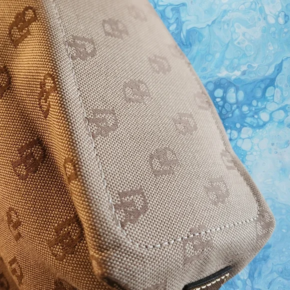 Dooney & Bourke Signature Tulip Tassel Monogram Tote. EUC - Picture 10 of 17